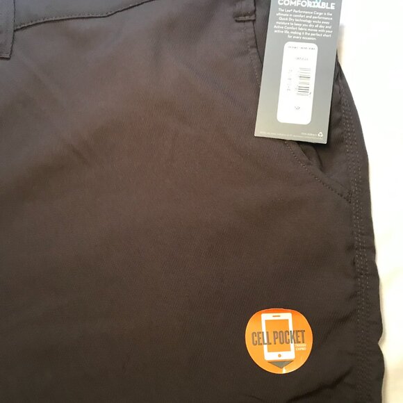 Lee Dungaree Cargo Shorts Mens 52 X 11 Black Lightweight Golf Outdoor Walking - Picture 3 of 6